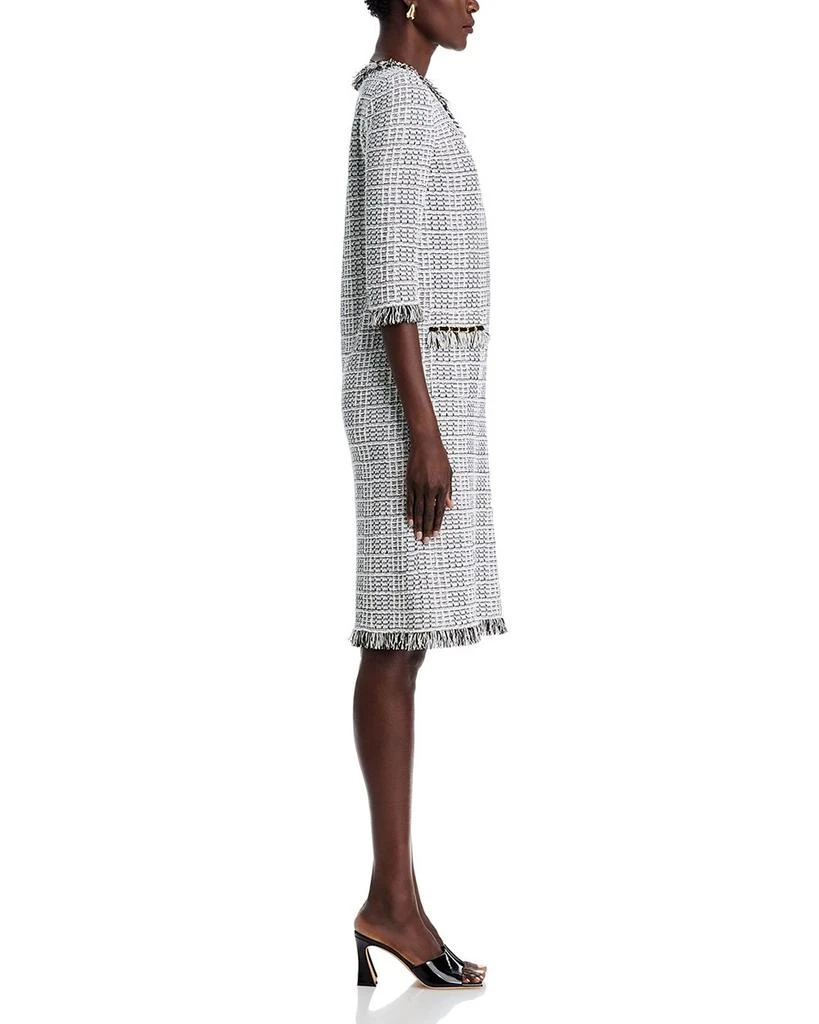Misook Fringe Trim Shift Dress 5