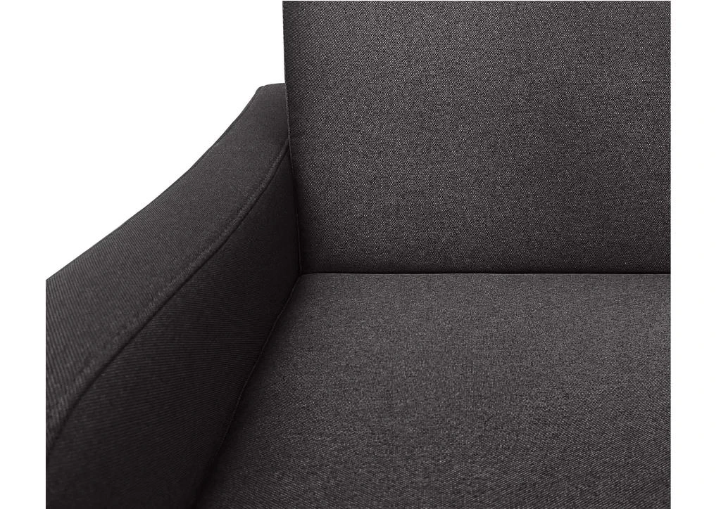 Baïta Home Canapé Droit Convertible - 3 Places - Horace - Tissu - Gris Ardoise 4