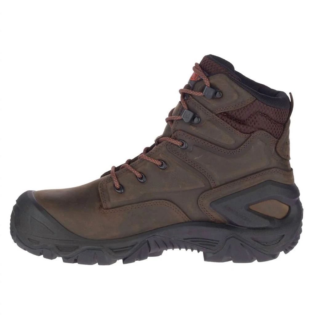 Merrell MEN'S STRONGFIELD LEATHER X 7" WATERPROOF COMP TOE WORK BOOT - WIDE WIDTH 2