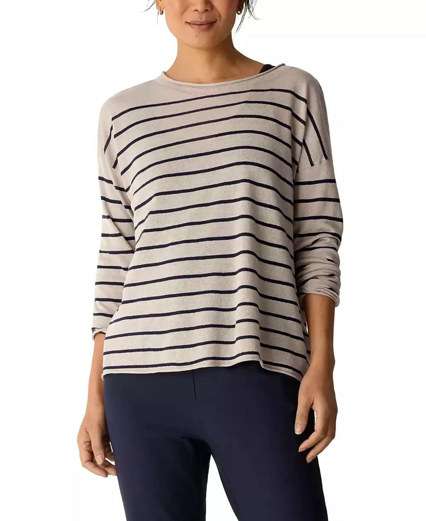Eileen Fisher Women
s Jewel Neck Sweater