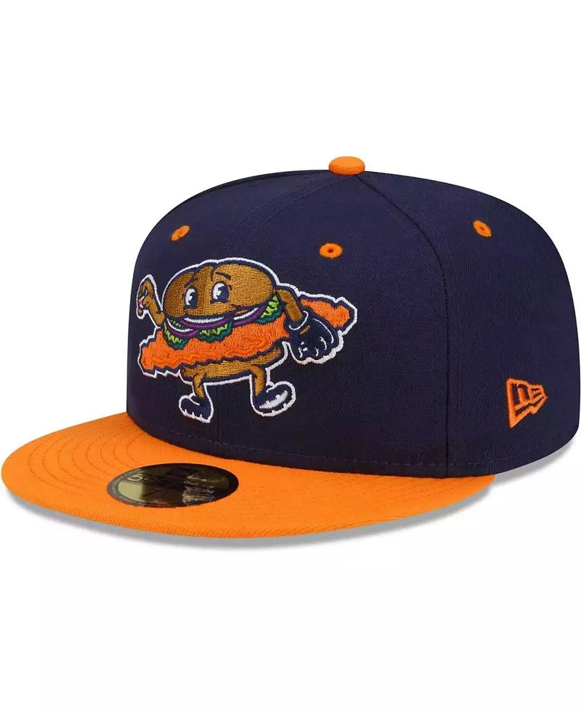 New Era Men's Navy/Orange Peoria Chiefs Theme Night 59FIFTY Fitted Hat 1