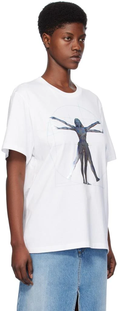 Stella McCartney White Vitruvian Woman T-Shirt 2