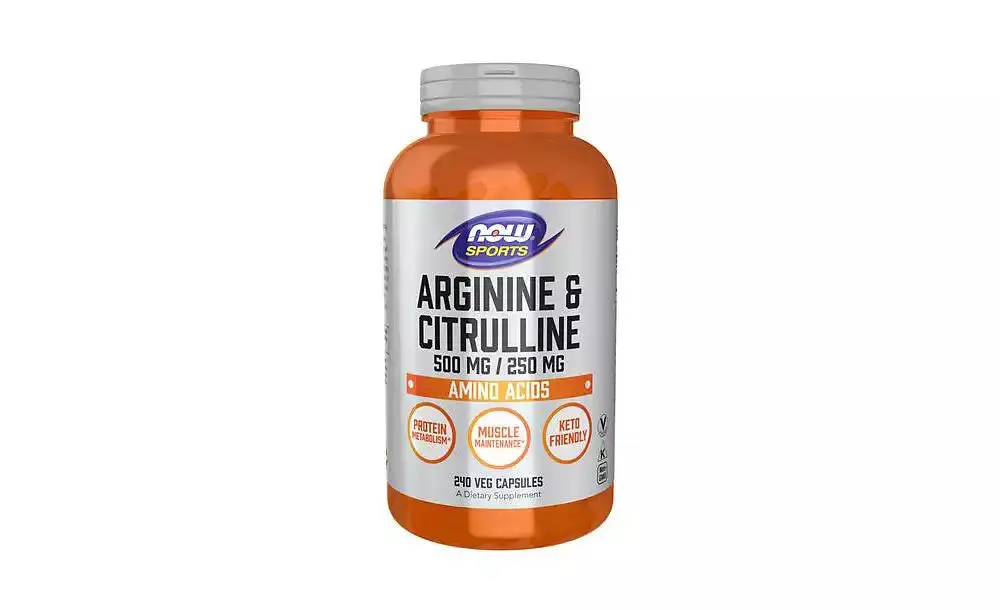 Now Foods Arginine Citrulline ,500 mg ,240 Veg Caps