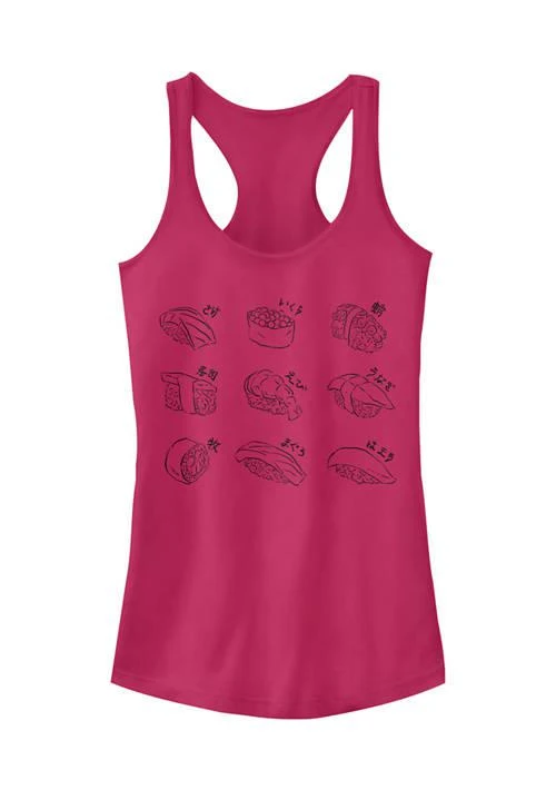 FIFTH SUN Sun Juniors V Line Sushi By Hand Graphic Tank 1