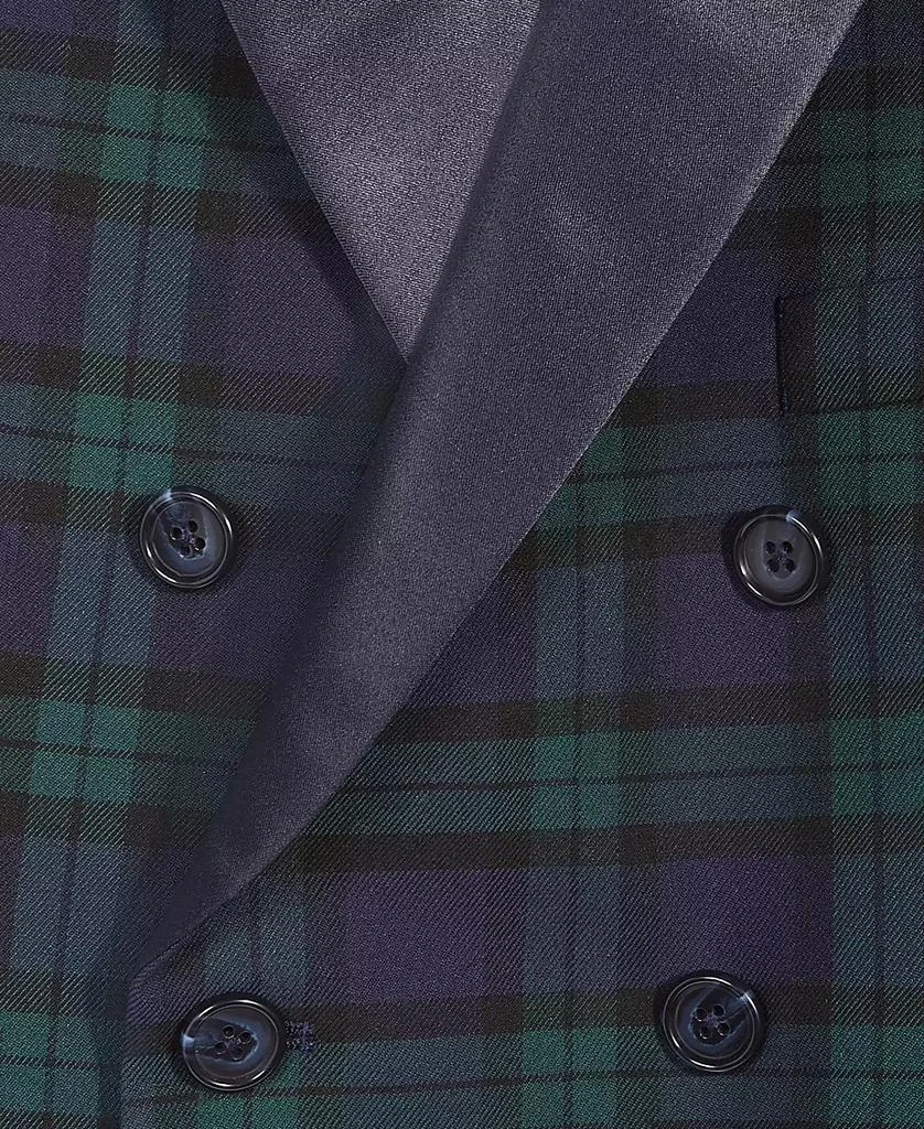 B By Brooks Brothers B by Brook Brothers Big Boys Plaid Double-Breasted Jacket 6