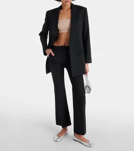 Valentino Scalloped cotton-blend bra top 2