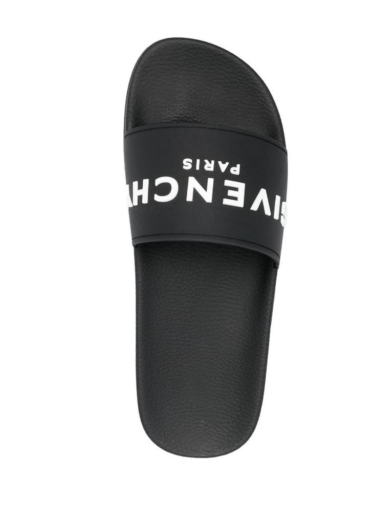 Shop Givenchy Logo Pool Slides on Sale at BeyondStyle – Get  display picture 3