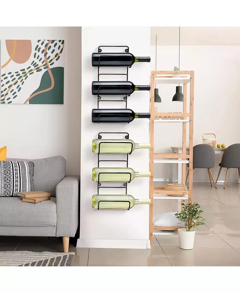 Sorbus Set of 4 Wall-Mount Towel Rack - Great for Organizing Rolled Bath Towels, Washcloths, Linens (Holds 12 6