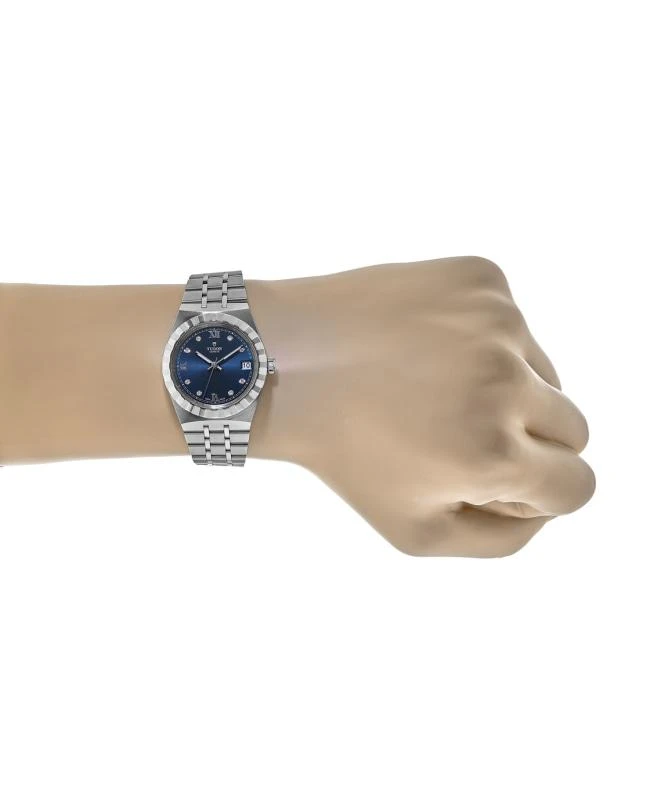 Tudor Tudor Royal Blue Diamond Dial Stainless Steel Unisex Watch M28400-0007 3