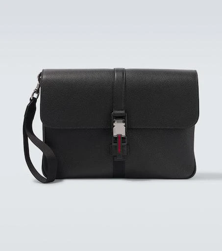 Gucci Web Stripe Medium leather portfolio 1