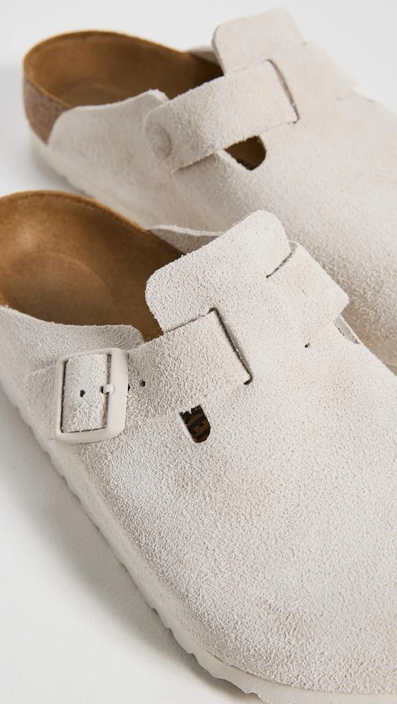Birkenstock Antique White Boston Clogs 5