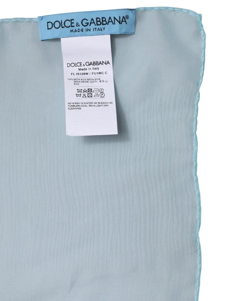 Dolce 
Gabbana Silk Rectangle Wrap Shawl Women
s Scarf 5