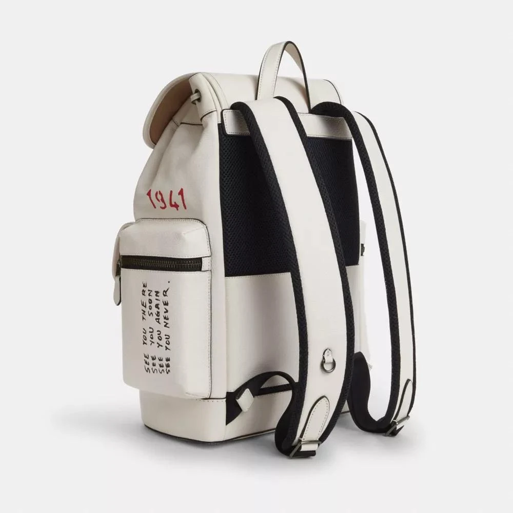 Coach Sprint Backpack With Sketch Print 3