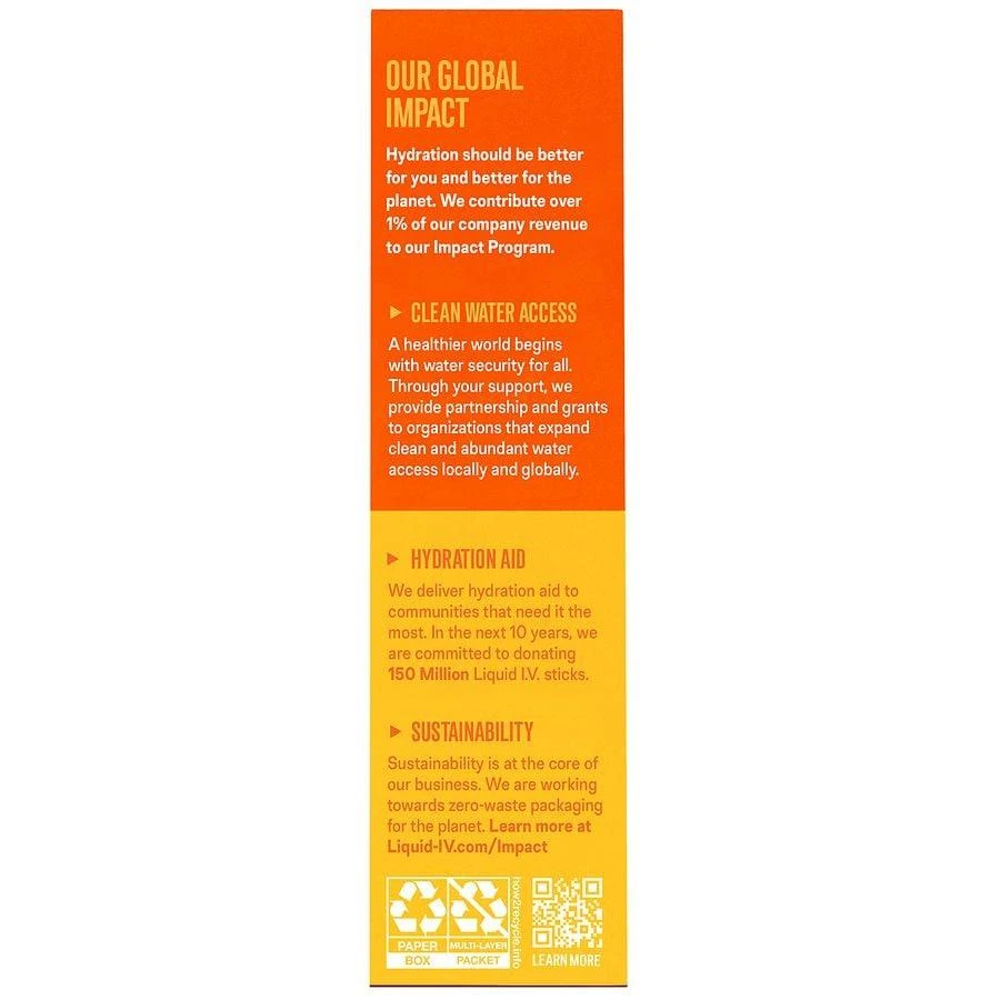 Liquid I.V. Immune Support Drink Mix Tangerine, 6ct 2