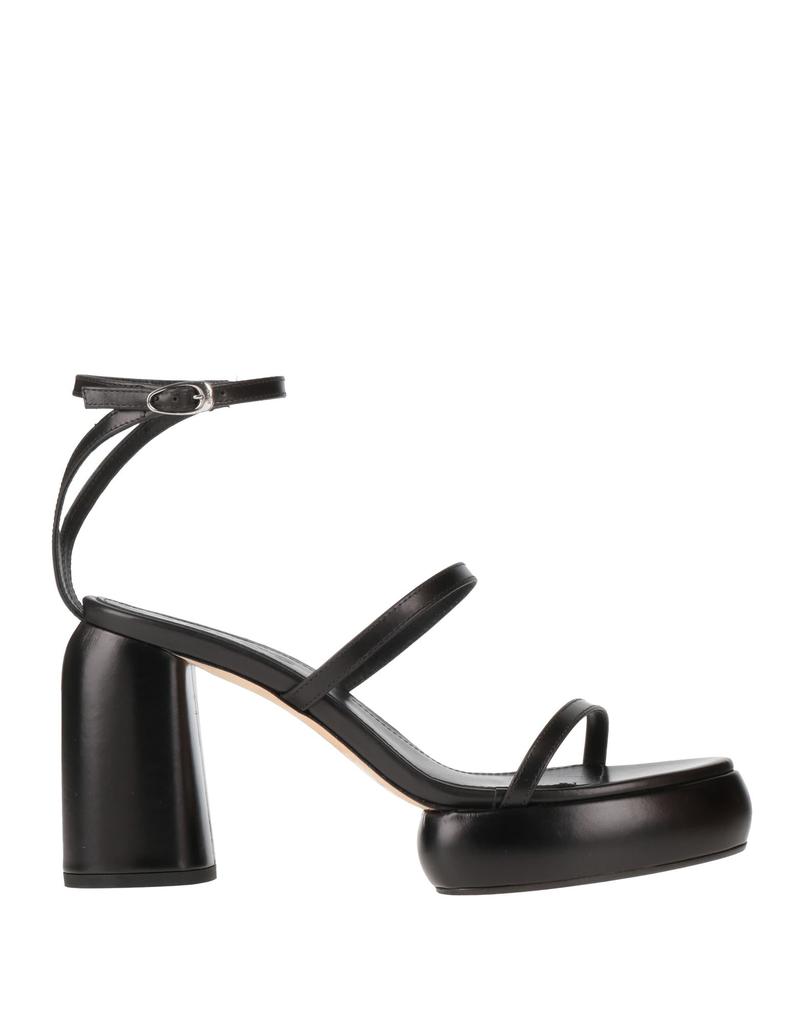 サンダル・ミュール aeyde Giselle Sandals - Aeyde - Leather - Black AEYDE Giselle metallic leather sandals | NET-A-PORTER
