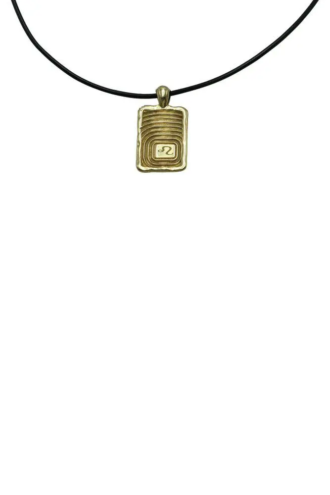 ELLERY Ellery Rectangular Leo Pendant Necklace