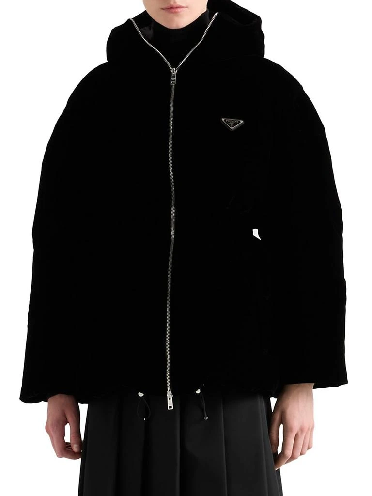 Prada Velvet Down Jacket 2