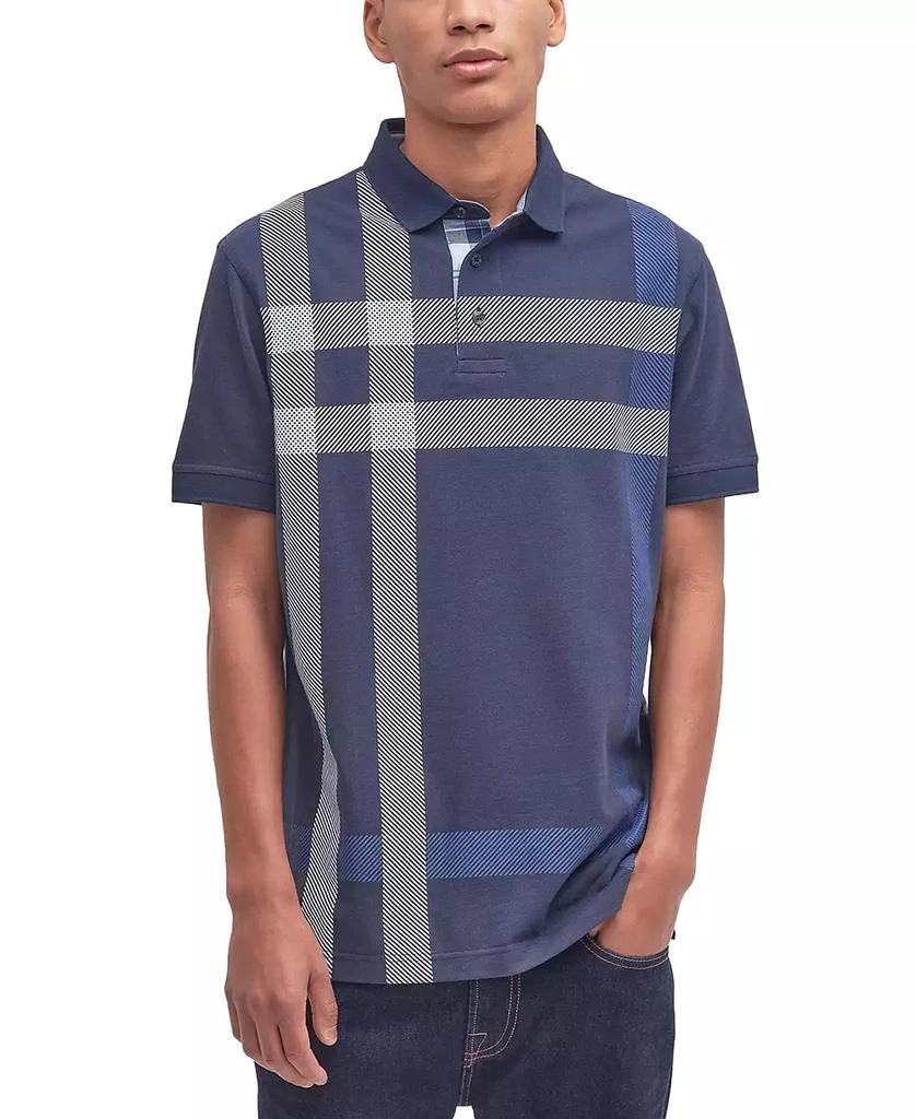 Barbour Men's Blaine Oversized Tartan-Print Polo 13