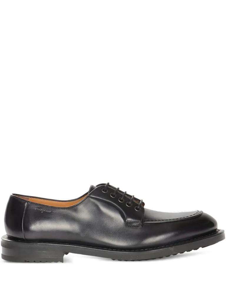 Salvatore Ferragamo Ferragamo Lace-Up Derby Shoes in BLACK 020352745519