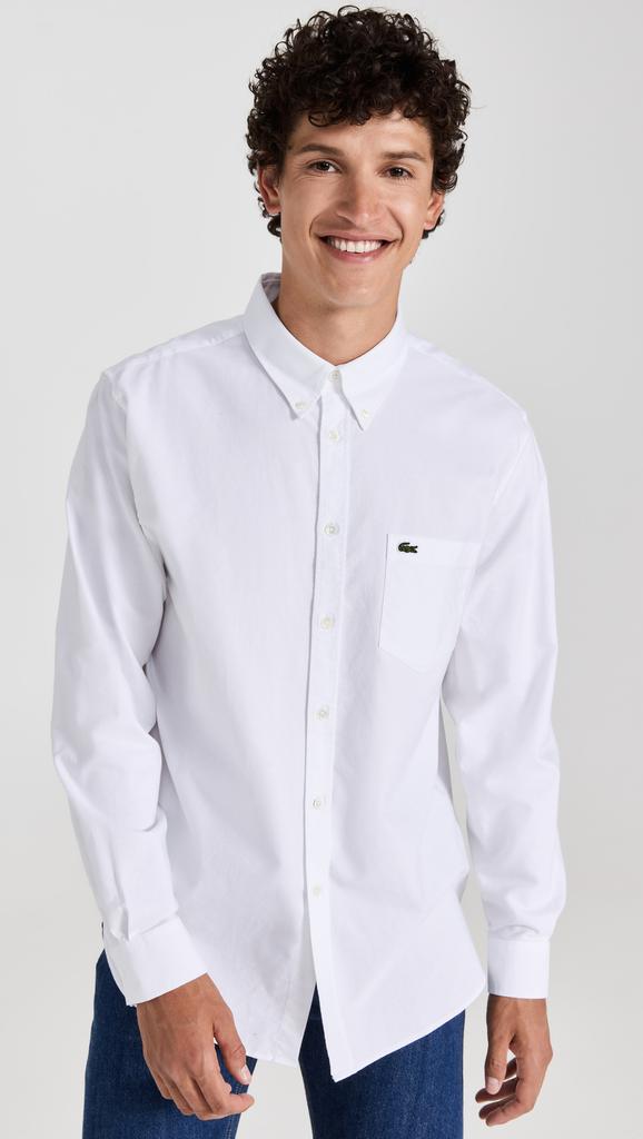 Lacoste Regular Fit Oxford Cotton Shirt