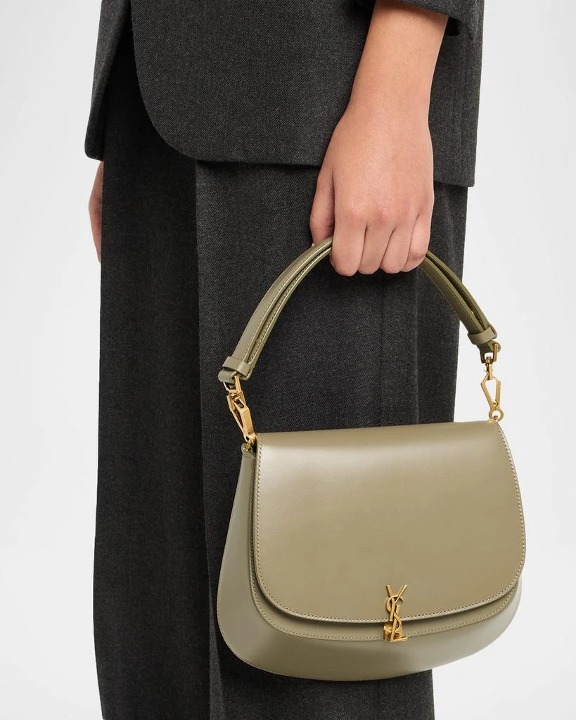 Yves Saint Laurent YSL Monogram Phone Holder Crossbody Bag in Leather 2