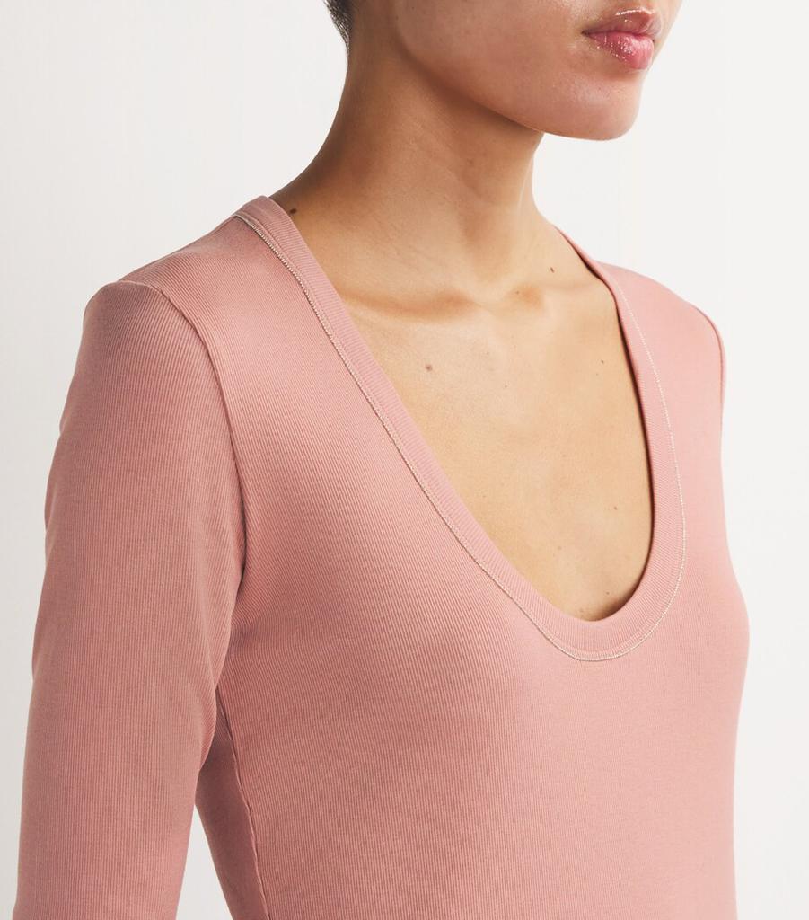 Tシャツ・カットソー Fabiana Filippi Elegant Cap Sleeve Top CAD272W313-0000-D291-21__90097