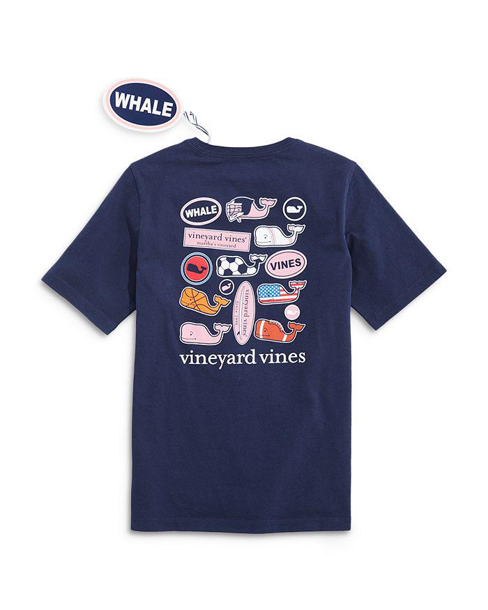 Vineyard Vines Boys' Multi Sticker Graphic Pocket Tee - Little Kid, Big Kid