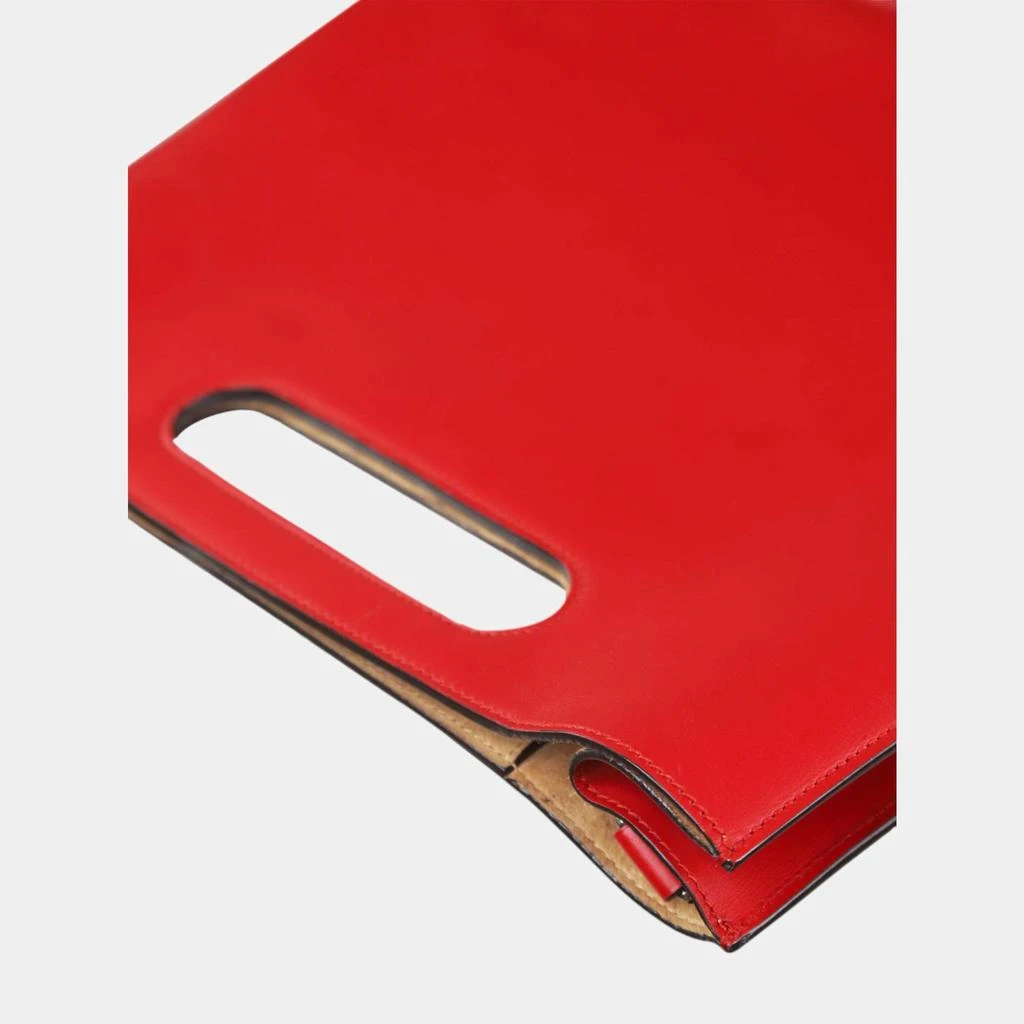 Gucci Gucci Red Leather XL Linear tote bag 6