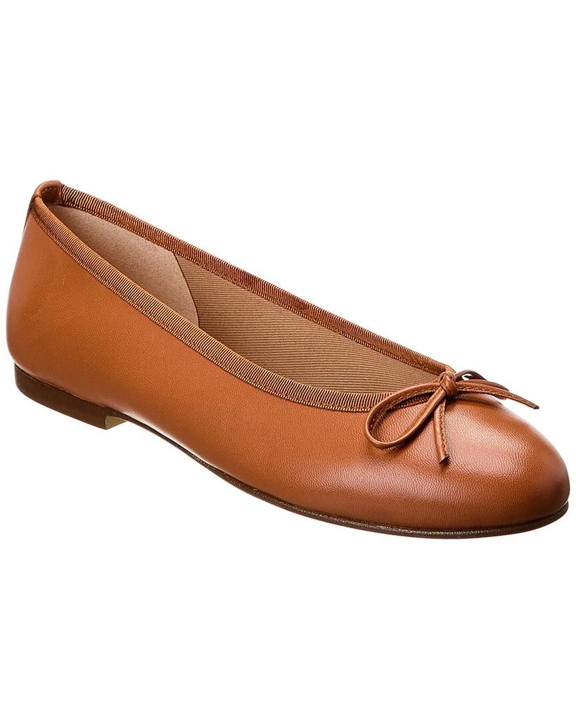 French Sole French Sole Emerald Leather Flat 1