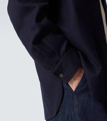 Dries Van Noten Embroidered wool shirt 6