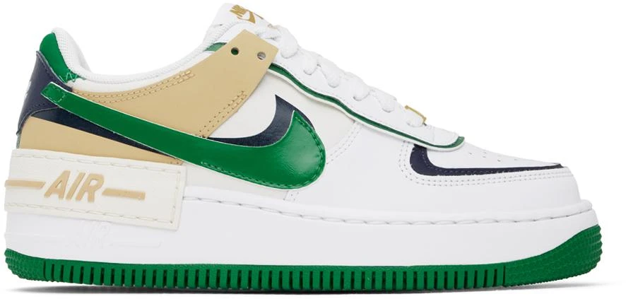 NIKE White Air Force 1 Shadow Sneakers 1