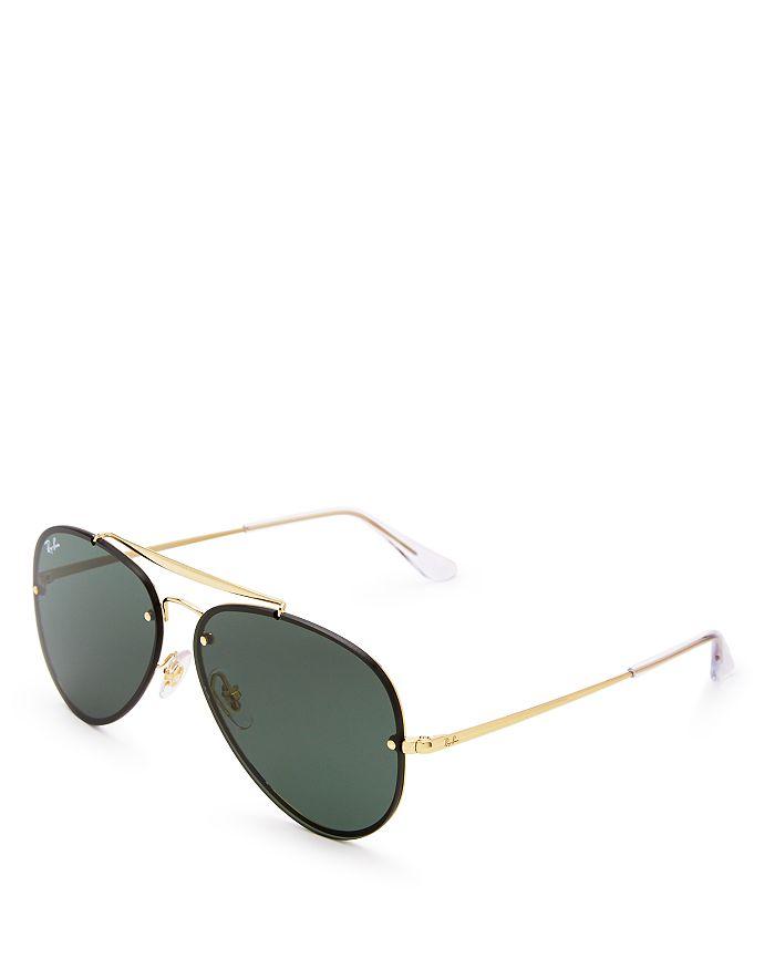 Ray-Ban Blaze Aviator Sunglasses, 61mm