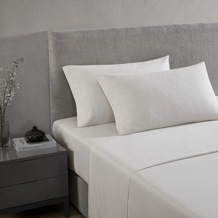 Vera Wang Lace Natural CVC Sateen Sheet Set, King 2