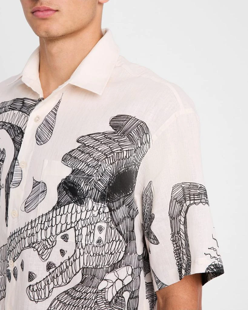 DOMREBEL Men's Hao Button-Down Shirt 5