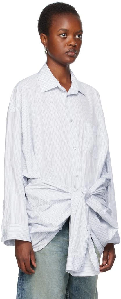Balenciaga Blue Double Shirt 2