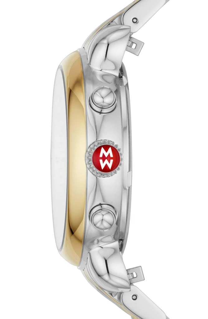 Michele CSX Two-Tone Diamond Bracelet Watch, 38mm - 0.03ct. 2