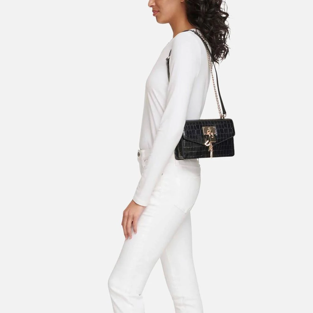 DKNY DKNY Elissa Locket Leather Shoulder Bag 2