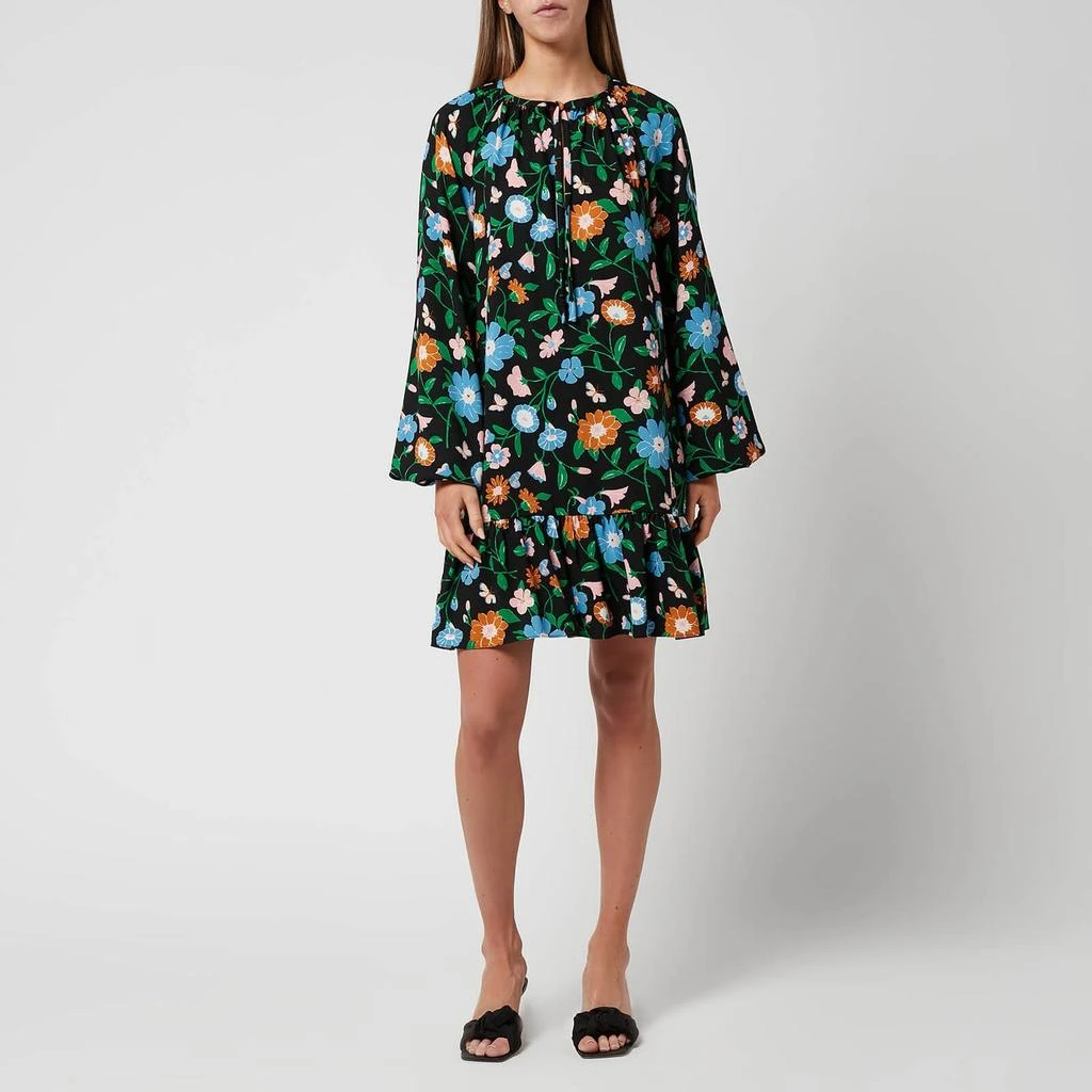 Kate Spade Kate Spade New York Women's Floral Garden Tie Neck Dress - Multi 3