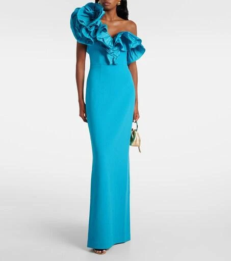green emerald velvet dress White Off-Shoulder Mini Dress