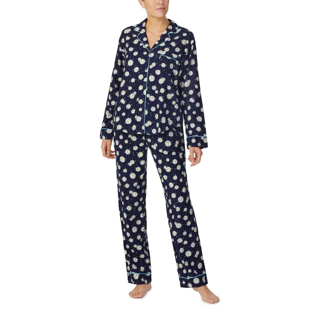 Kate Spade Long Sleeve Flannel Pajama Set 1