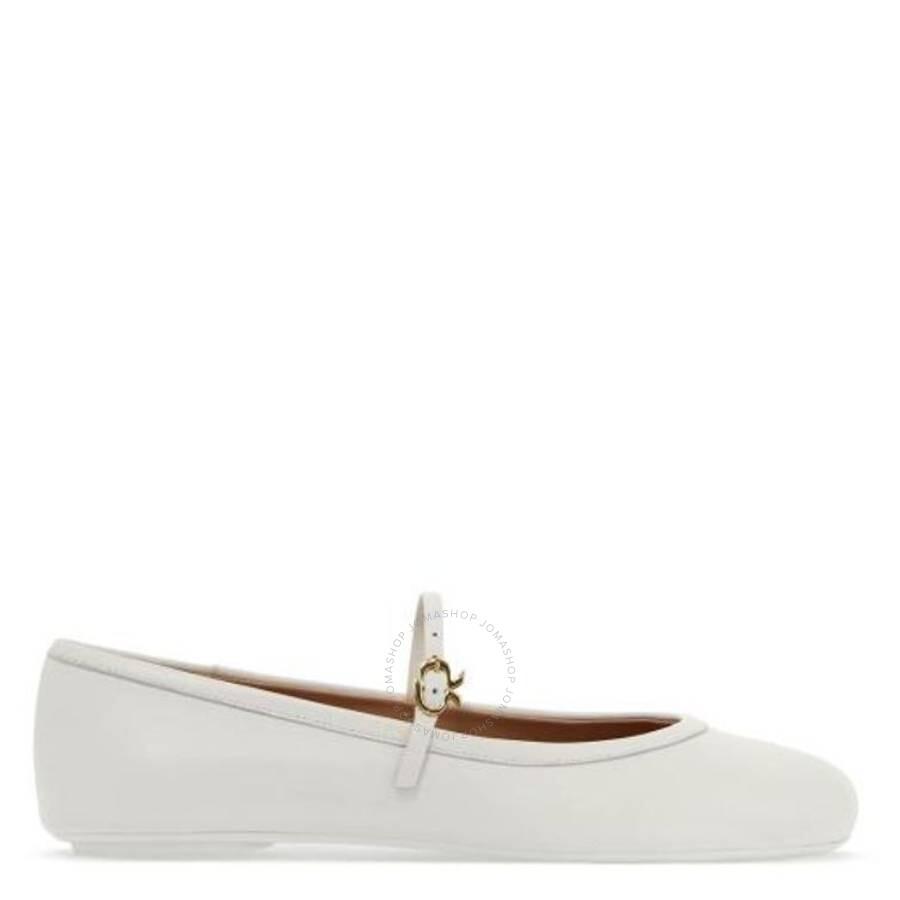 Gianvito Rossi Carla Leather Ballet Flats