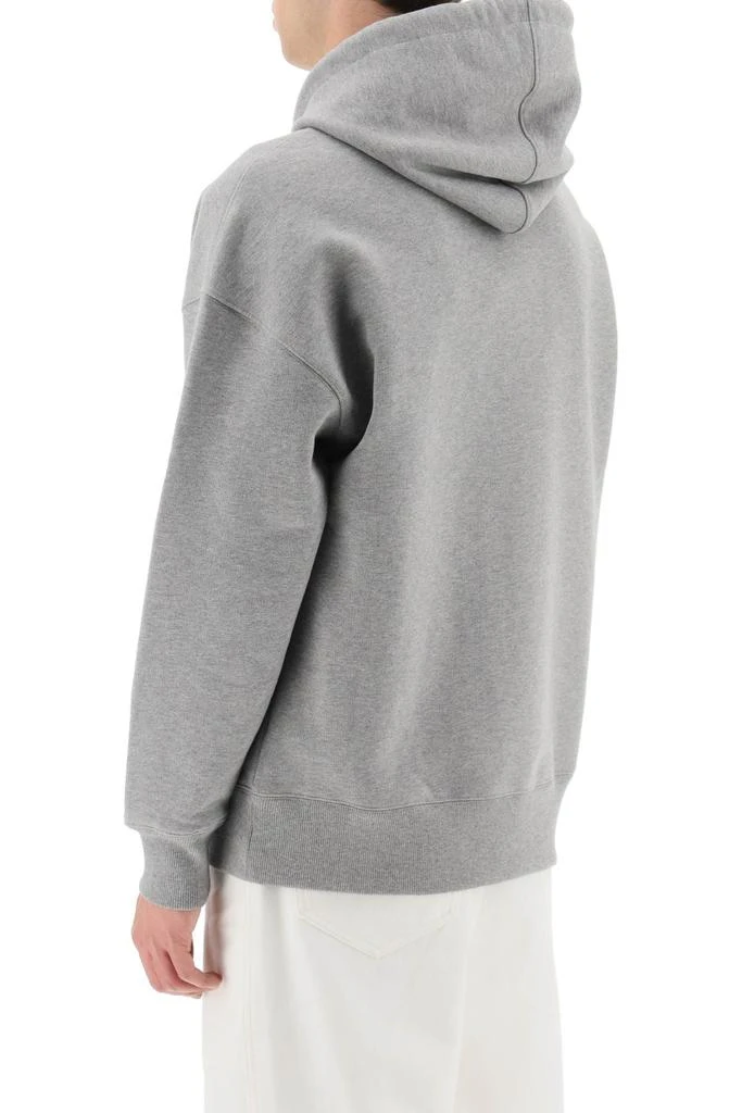 AMI ALEXANDRE MATIUSSI hoodie with lettering embroidery 3