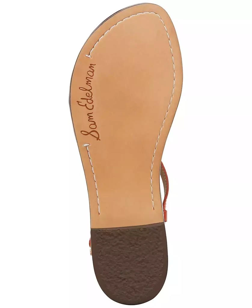Sam Edelman Women's Gigi T-Strap Flat Sandals 5