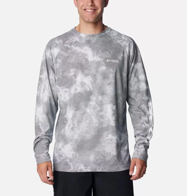 Columbia Columbia Men's PFG Terminal Deflector  Printed Long Sleeve Shirt- 1