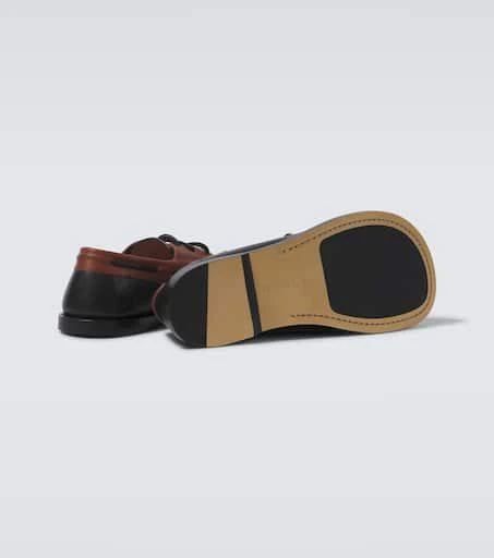 Loewe Campo leather boat shoes 6