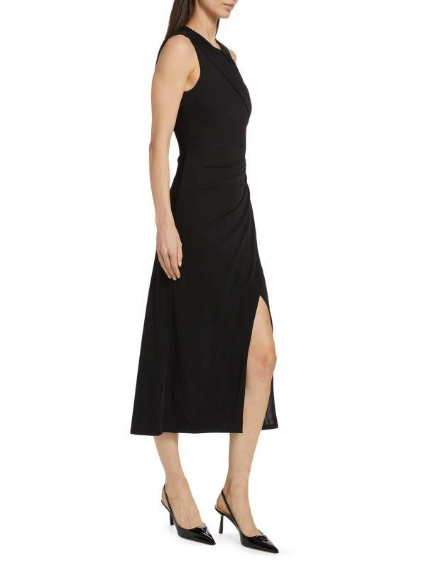 Cinq à Sept Wesson Ruched Jersey Midi-Dress 3
