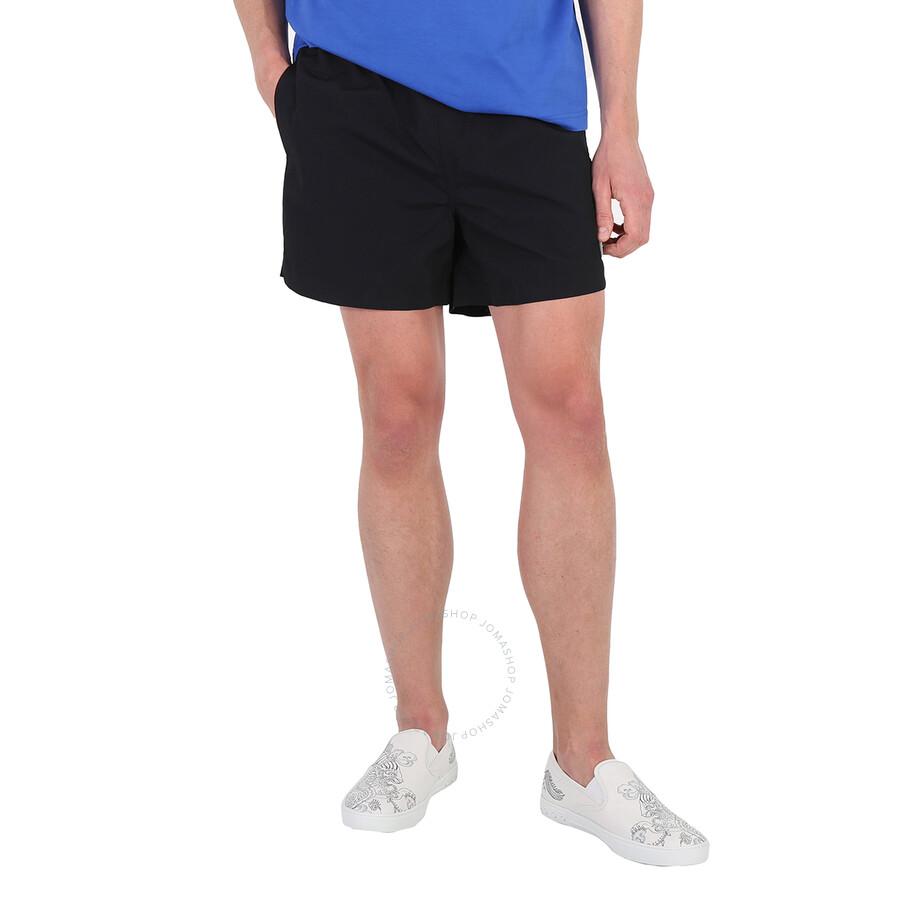 A Cold Wall Men's Black Essential Logo Patch Swim Shorts