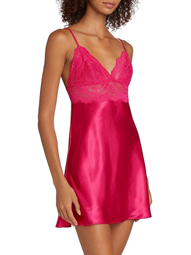 In Bloom Rory Lace-Trimmed Satin Chemise 4