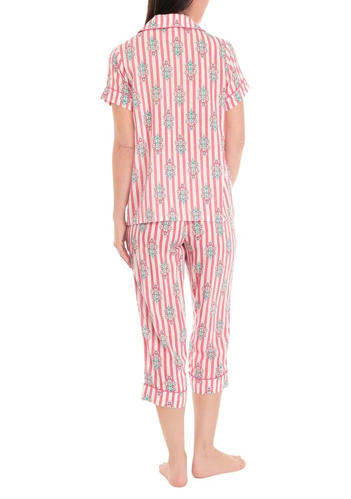 Crown & Ivy™ Printed Notch Collar Pajama Set 2