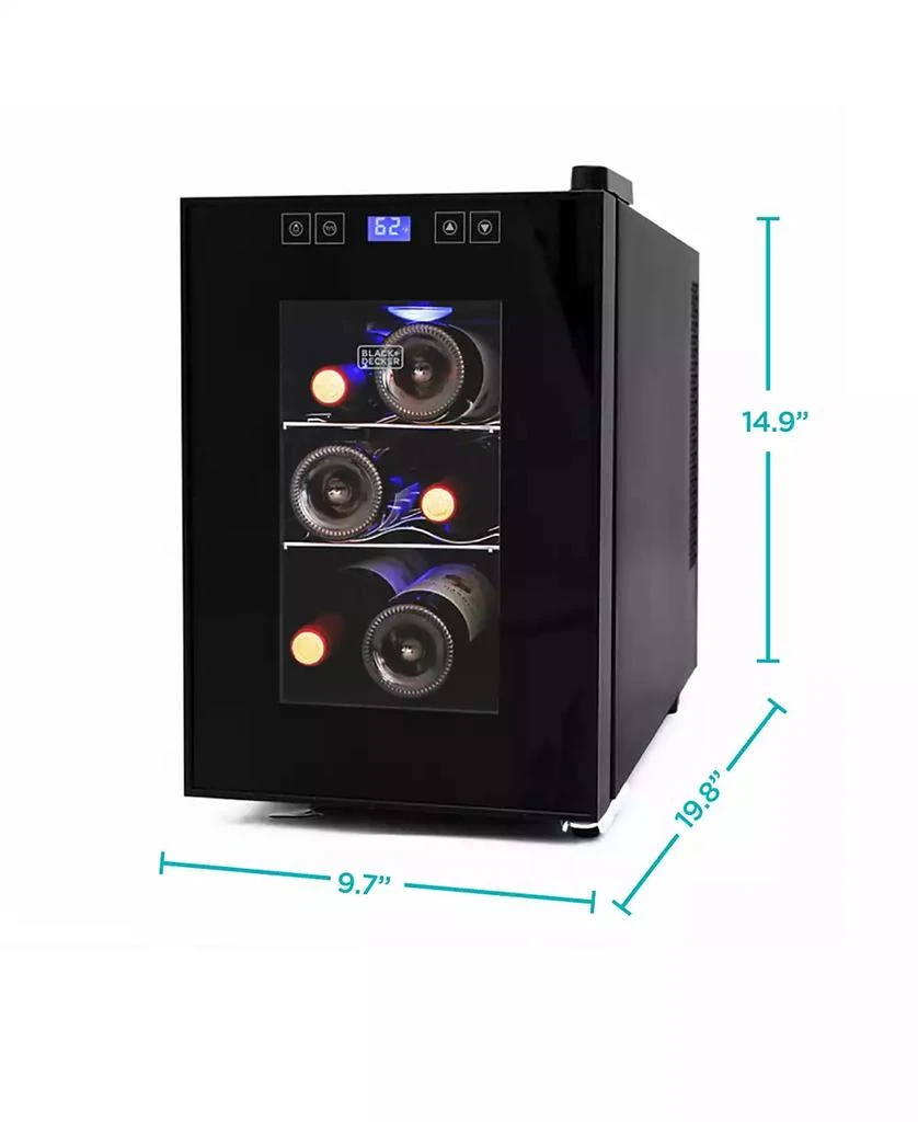 Black & Decker 6 Bottle Capacity Wine Cellar 8